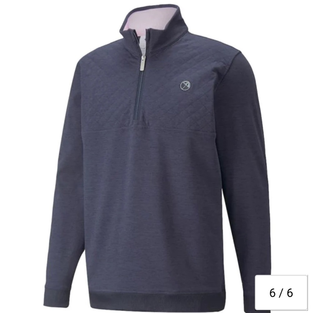 Puma Arnold Palmer Cloudspun Castle 1/4 Zip Men's S
